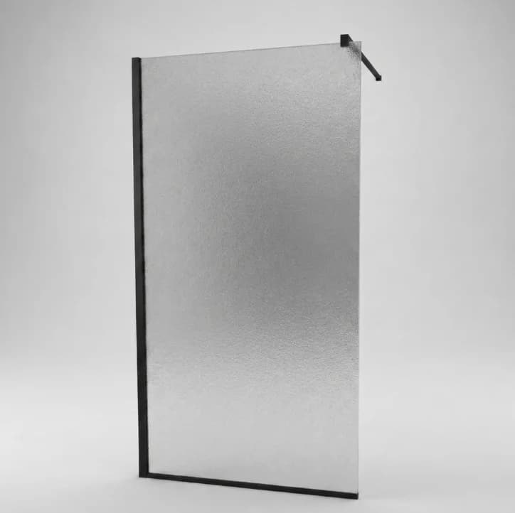 Tus staklo Melia Buzlu 100X190CM CRNI PROFIL