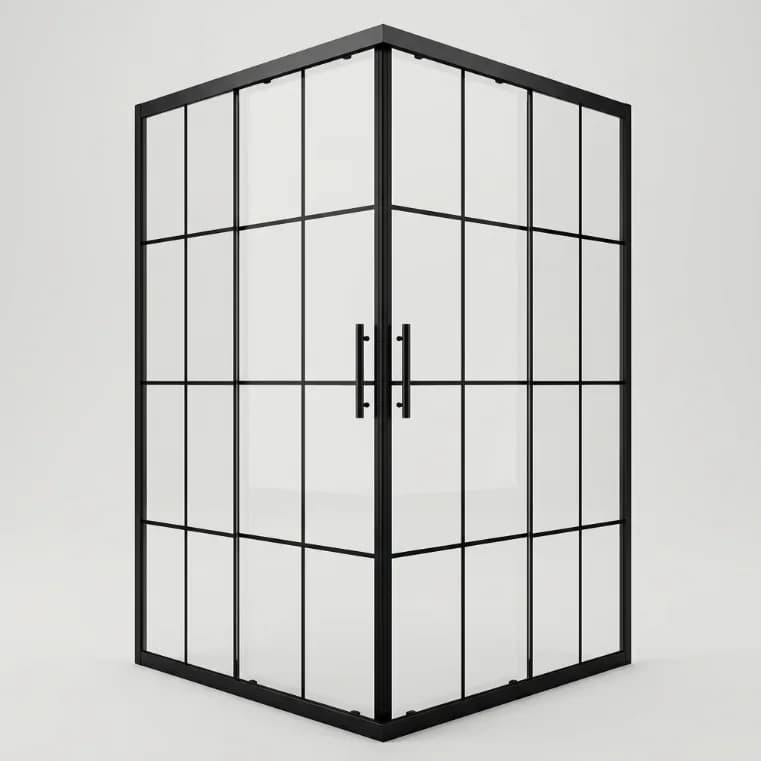 Tuš kabina INDIANA 100x100x190cm BLACK LINES