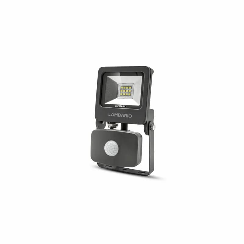 LED REFL LUMEX SENZOR D. GREY10W 4000K IP65 LT62-21012 LAMBARIO