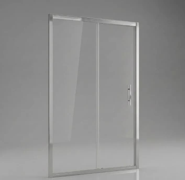 Tus vrata Carmen 130x190cm KLIZNA CHROME CLEAR AN