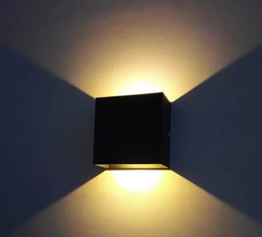 ZIDNA LAMPA SQ 6W ANTRACIT 4000K IP65