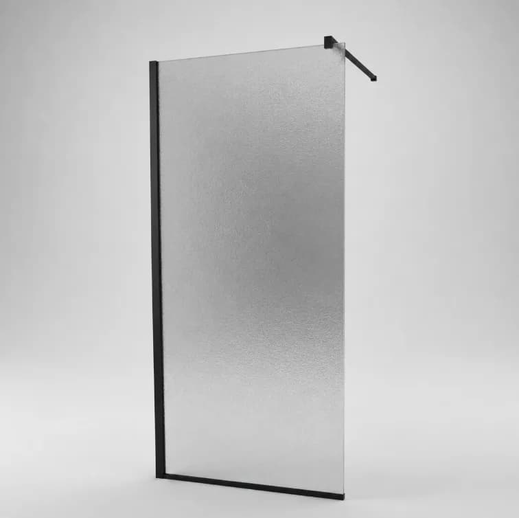 MELIA BUZLU 80X190CM CRNI PROFIL
