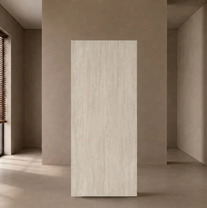 Travertino White Hammered 162x324x1,2cm