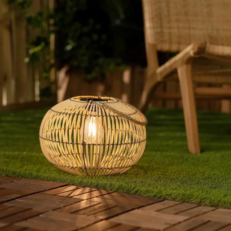 LED LAMPA RATTAN SOLAR 68CM 3000K LDF01-06 LAMBARIO