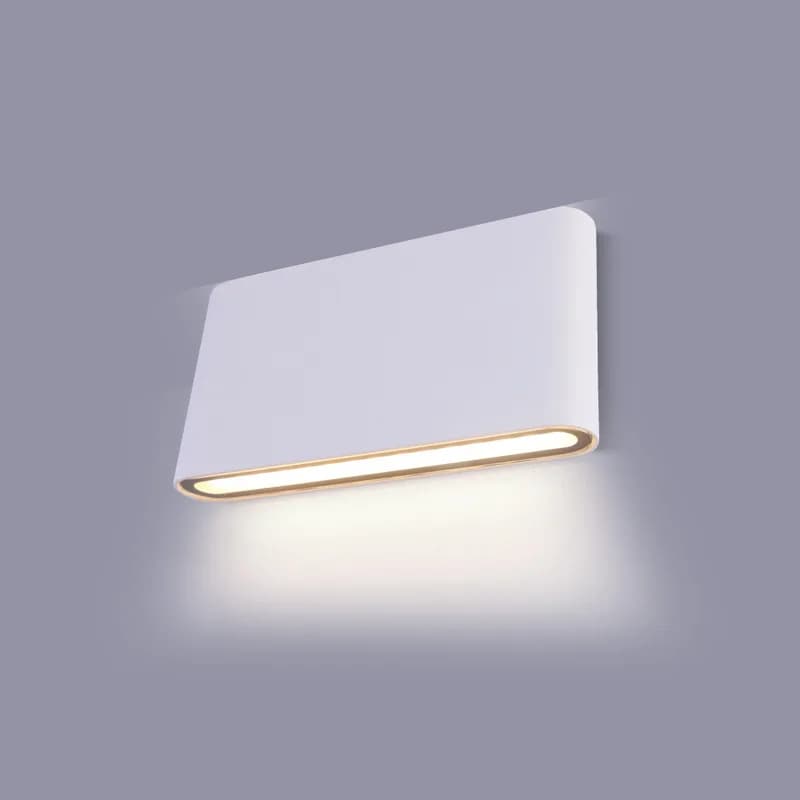 LED OUTDOOR WALL WHITE 6W IP65 4000K LG37-0103 LAMBARIO