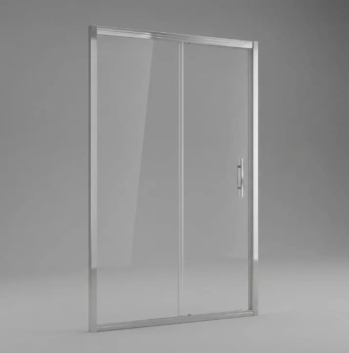 Tus vrata Carmen 120x190cm KLIZNA CHROME CLEAR