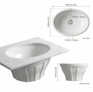Umivaonik Under Counter Simple