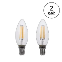 LED Sijalica Edison Set 2 kom E14 4W 3000K – 10583-2K