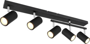 Spot Rasvjeta ROBBY Crna 5xGU10 – 57911-5B